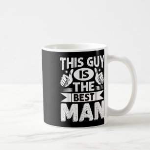 Bäst man bröllop marbrudgumman rolig brud bachelor kaffemugg