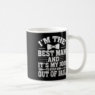 Bäst man Bröllop Trosspojkar Roligt Bröllop Sängli Kaffemugg