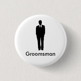 Bäst man eller Groomsman Knapp