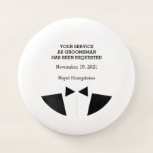Bäst man- eller GroomsmanFrisbeeinbjudan