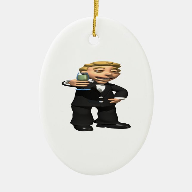 Bäst man julgransprydnad keramik (Framsidan)