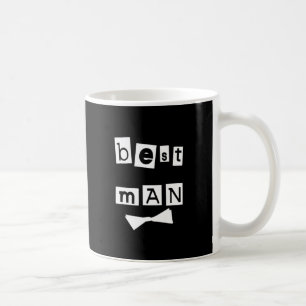 Bäst manvit på svart kaffemugg