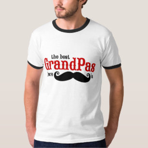 Bäst morfäder har mustaschT-tröja T-shirt