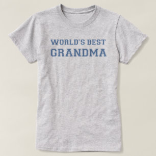 Bäst mormor för världar t-shirt