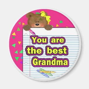 Bäst mormor magnet