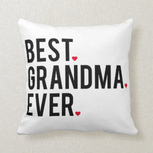 bäst mormor någonsin, ordkonst, textdesign kudde