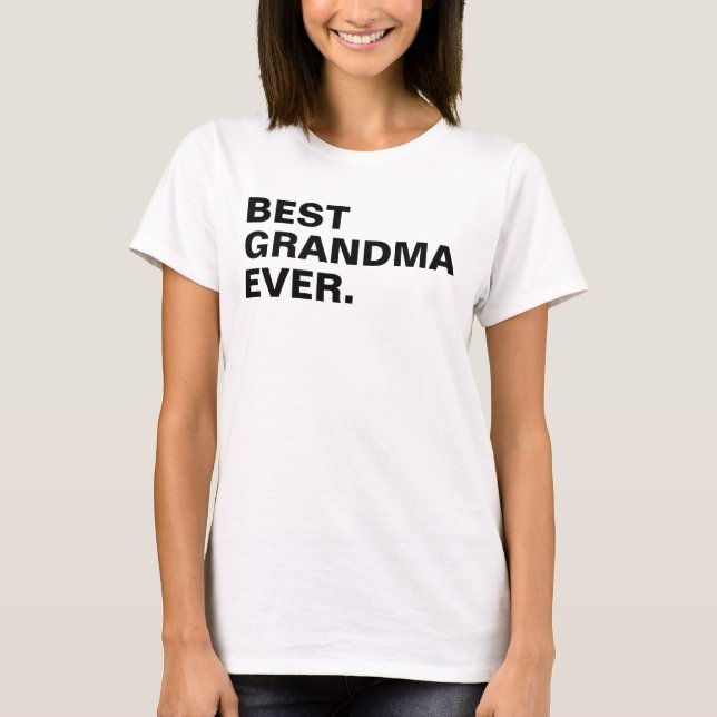 BÄST MORMOR TEE SHIRT (Framsida)