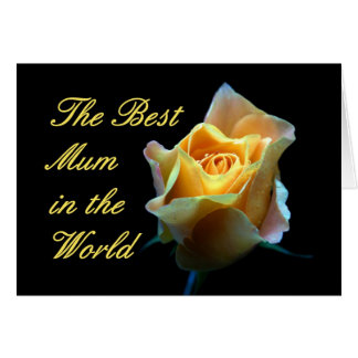 Bäst morsa i världen hälsningskort