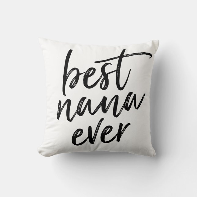 Bäst någonsin handskrivna Nana skrivar Kudde (Framsida)