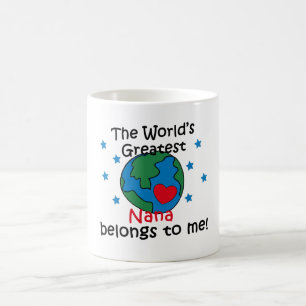 Bäst Nana hör hemma till mig Kaffemugg