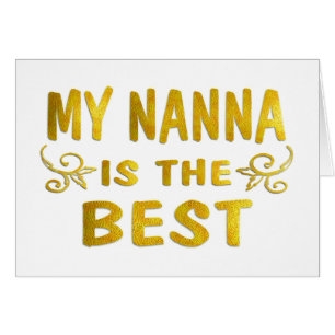 Bäst Nanna Hälsningskort