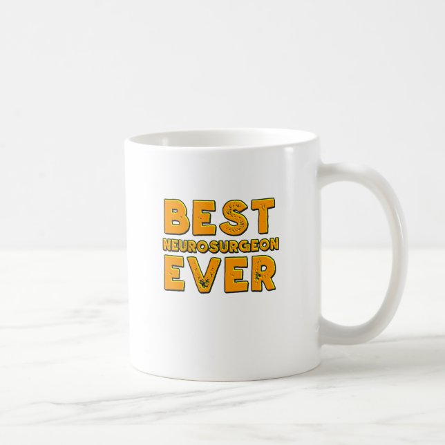 Bäst neurosurgeon någonsin kaffemugg (Höger)
