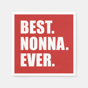 Bäst Nonna någonsin italienskt farmorparty Pappersservett