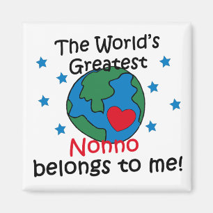 Bäst Nonno hör hemma till mig Magnet