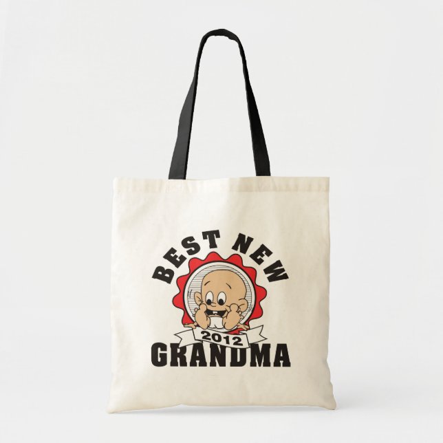 Bäst ny mormor 2012 tygkasse (Framsidan)