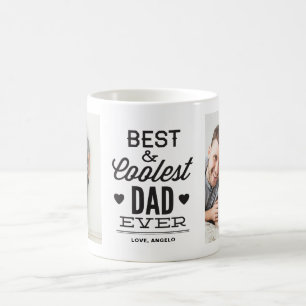 Bäst och kallast för pappa för tryckfoto någon kaffemugg