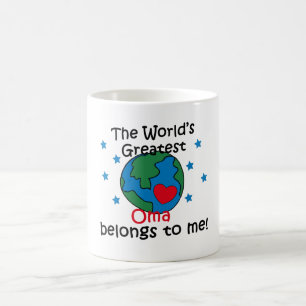Bäst Oma hör hemma till mig Kaffemugg