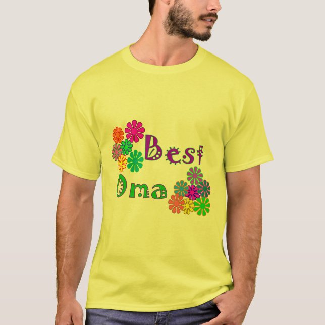 Bäst Oma mors daggåvor T Shirt (Framsida)