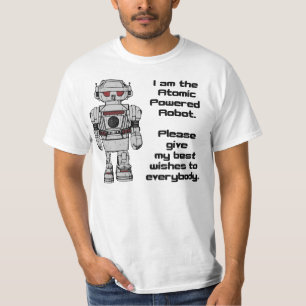 Bäst önskemål från den atom- drev leksakrobote t-shirt