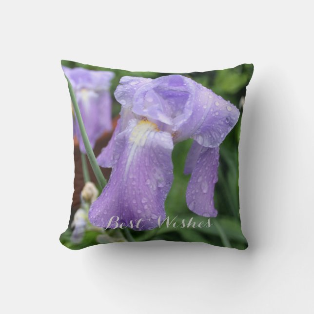 Bäst önskemål. Iris. Text Kudde (Framsida)
