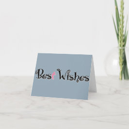 Bäst önskemålkristen Notecard Kort