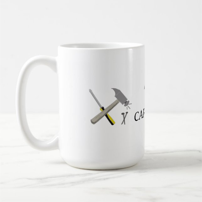 Bäst på snickeri kaffemugg (Vänster)