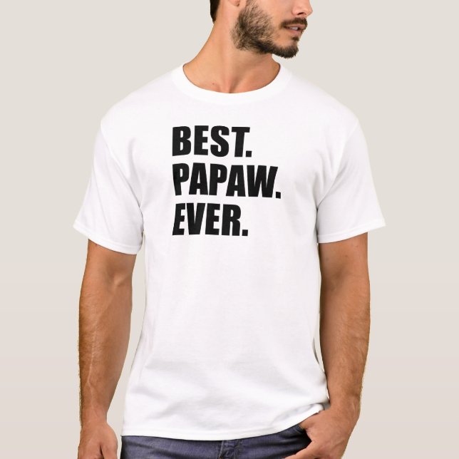 Bäst Papaw någonsin Tee (Framsida)
