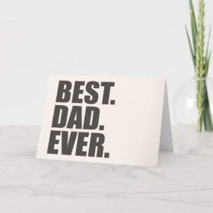 Bäst. Pappa. Ever. Kort