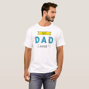 Bäst pappa för rolig modern färgrik blåttgult tröja