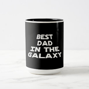 Bäst pappa i galaxen Två-Tonad mugg