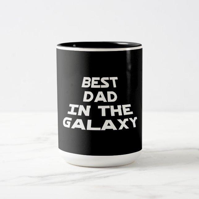 Bäst pappa i galaxen Två-Tonad mugg (Center)