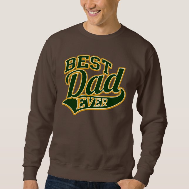 Bäst pappa någonsin all stjärna SuperDad Sweatshirt (Framsida)
