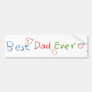 Bäst pappa någonsin bildekal