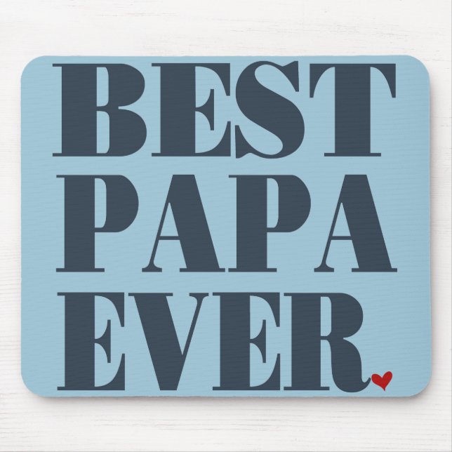 Bäst pappa någonsin Mousepad Musmatta (Framsidan)