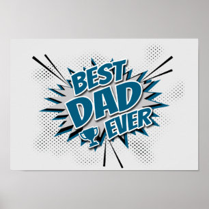 Bäst pappa någonsin poster