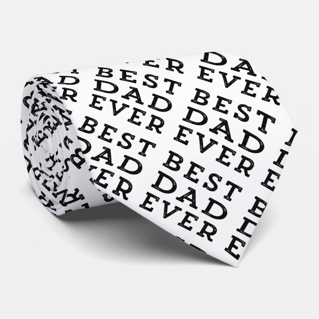 Bäst pappa någonsin slips (Rullad)