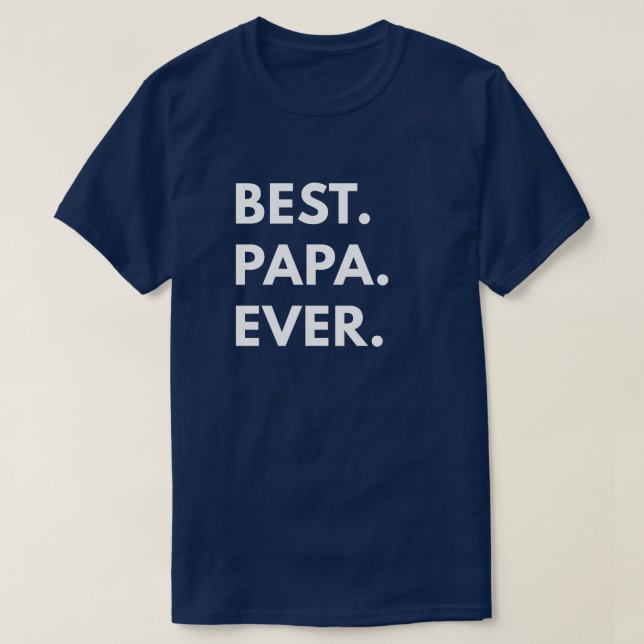 Bäst pappa någonsin t-shirt (Design framsida)