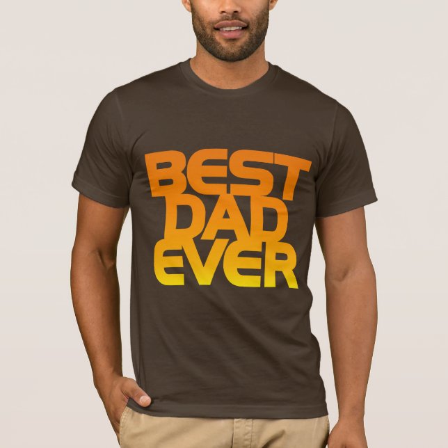 BÄST PAPPA NÅGONSIN T-SHIRT (Framsida)