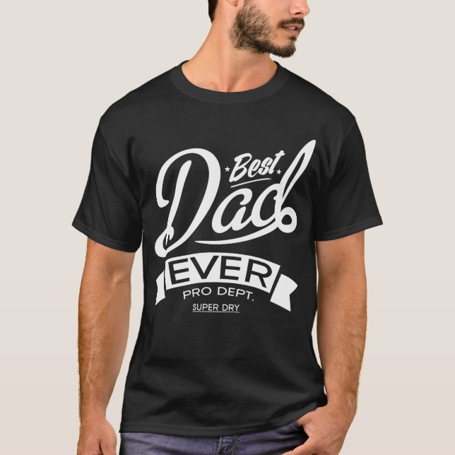Bäst pappa någonsin tee shirt (Framsida)