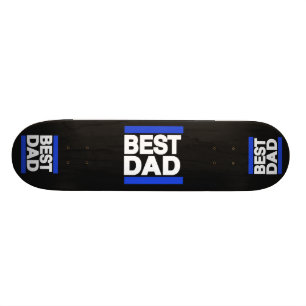 Bäst pappablått skateboard bräda 19,5 cm