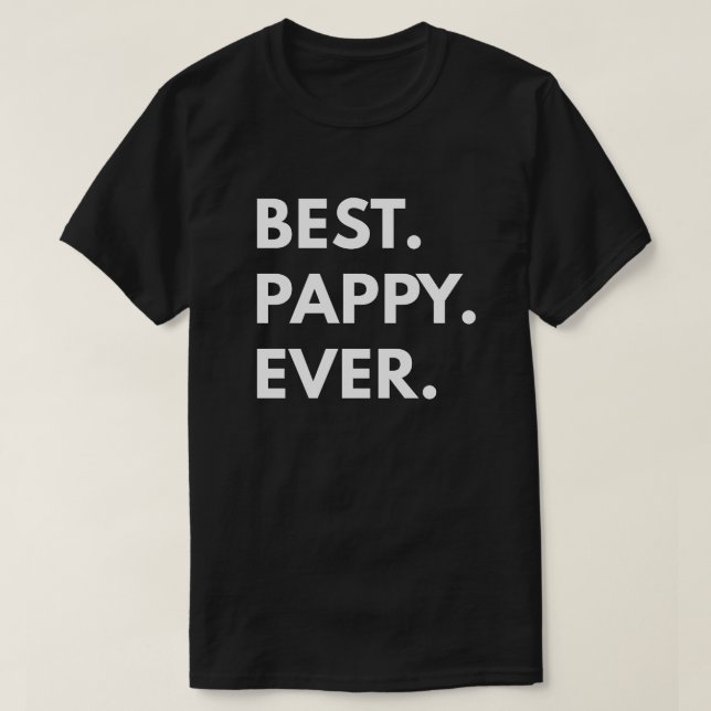 Bäst Pappy någonsin T Shirt (Design framsida)