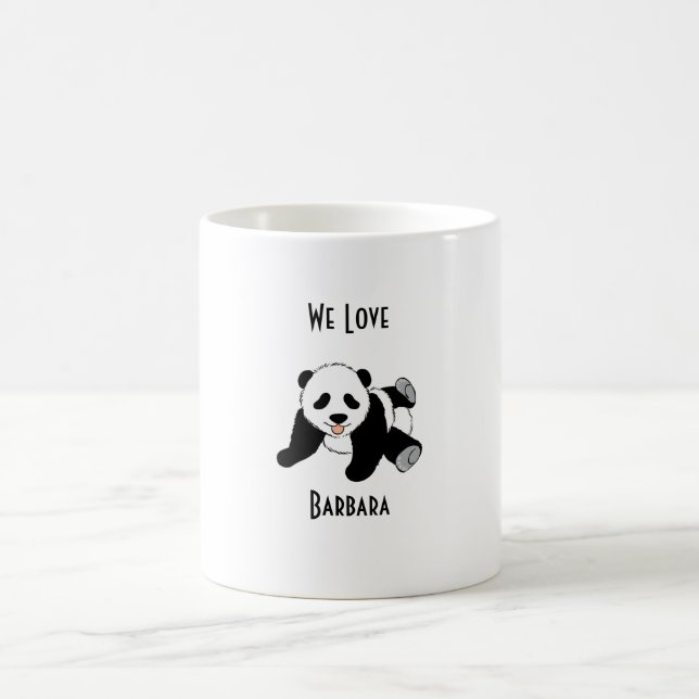 Bäst perfekt för Pandabjörngåva för galen Kaffemugg (Center)