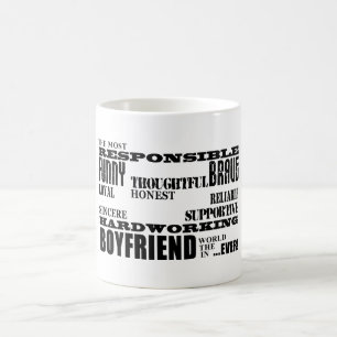 Bäst pojkvänner & mest underbar pojkvän: kaffemugg