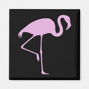 Bäst pris rosa Flamingosvart Magnet