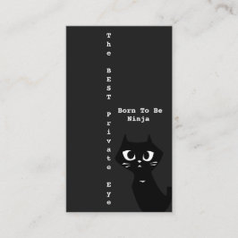 Bäst privat öga Ninja Visitkort