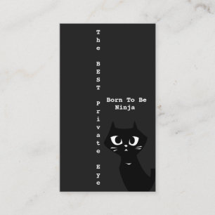 Bäst privat öga Ninja Visitkort
