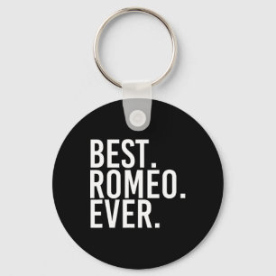 Bäst. Romeo. Aldrig. Funny Personlig Namn Joke Gi Nyckelring