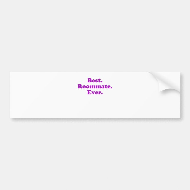 Bäst rumskamrat någonsin bildekal (Framsidan)