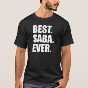 Bäst Saba någonsin judisk farfar (PÅ MÖRK) T Shirt