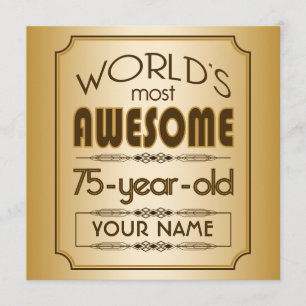 Bäst sagolikt för guld- värld för inbjudningar